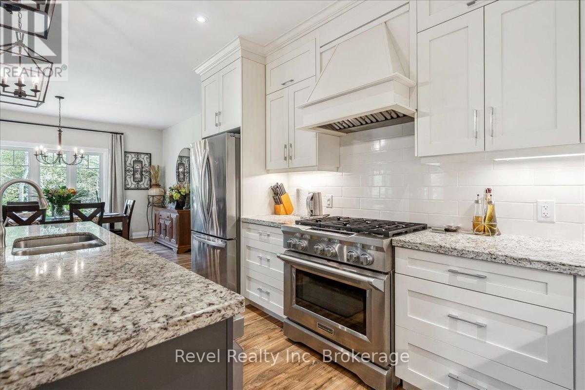 59 Trout Lane, Tiny, ON - Indoor Photo Showing Kitchen With Double Sink With Upgraded Kitchen