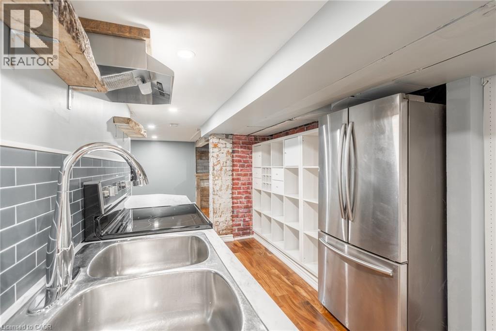 11 Lorne Avenue, Hamilton, ON - Indoor Photo Showing Kitchen With Double Sink