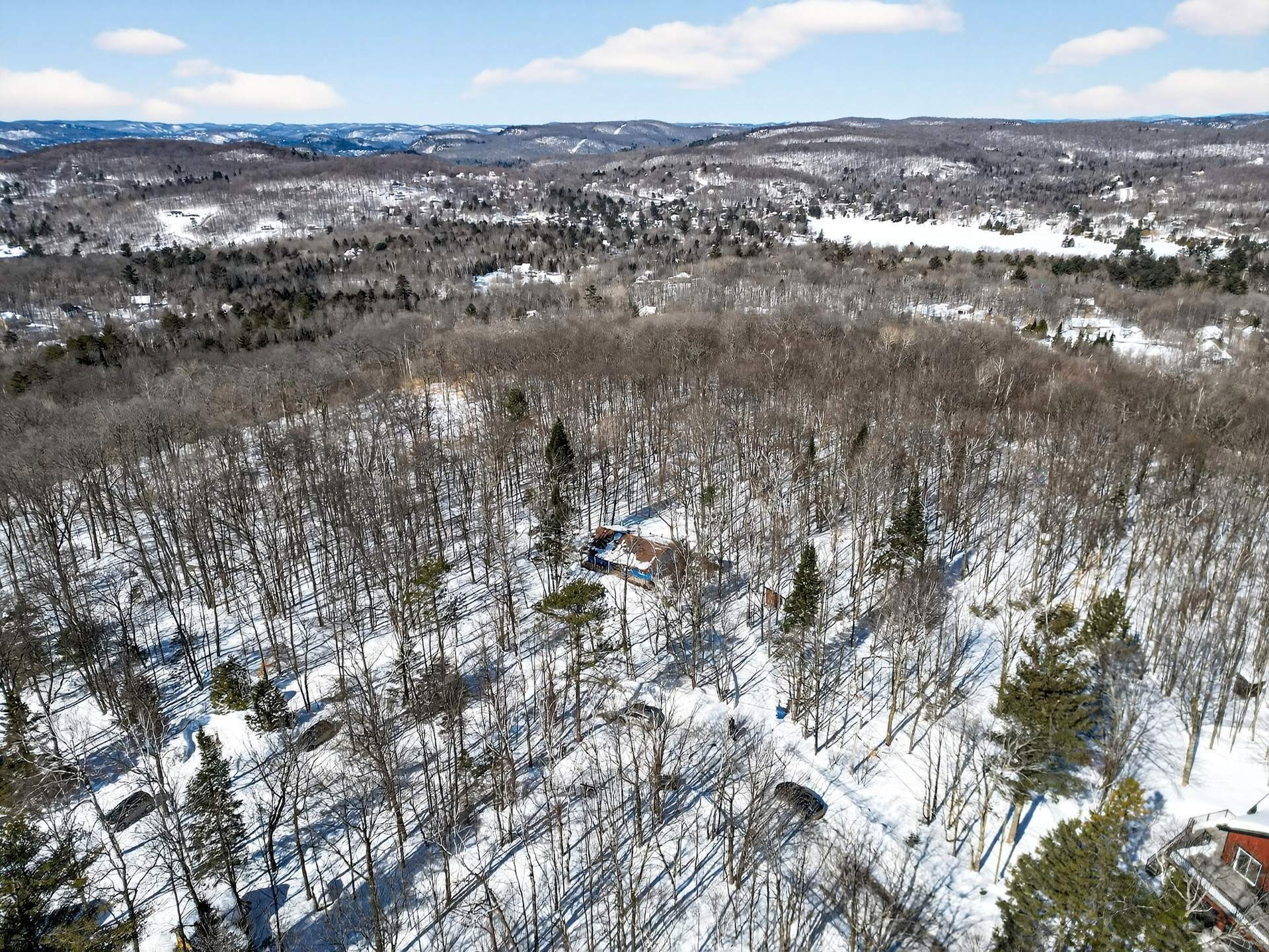 Photo aérienne - 1705 Ch. Du Fer-À-Cheval, Prévost, QC - Outdoor With View
