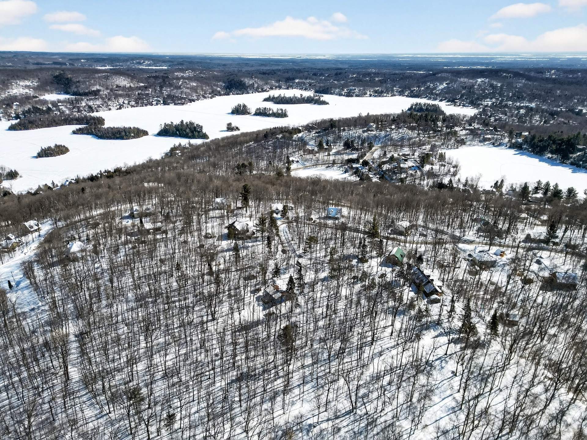Photo aérienne - 1705 Ch. Du Fer-À-Cheval, Prévost, QC - Outdoor With View