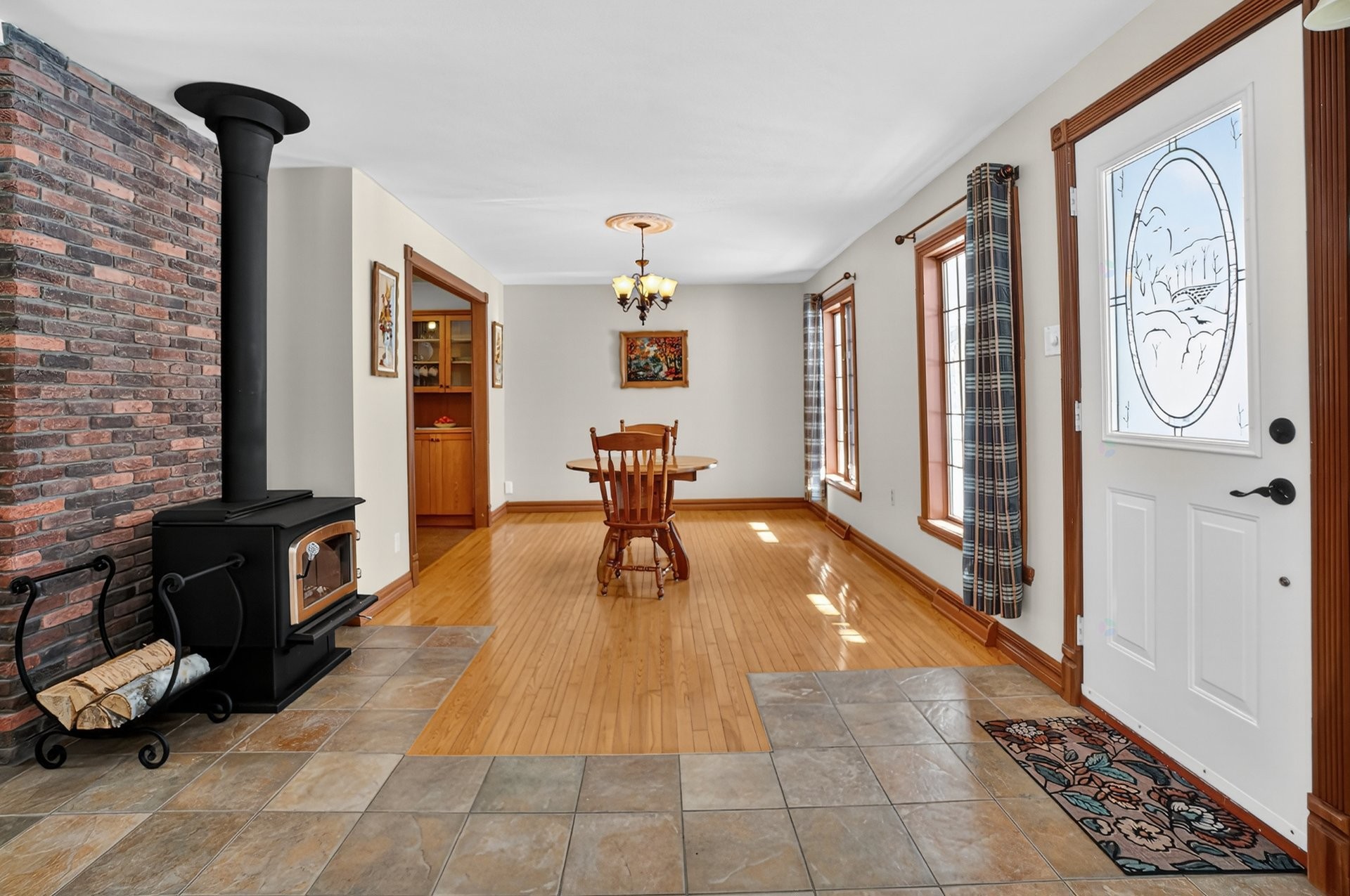 Salon - 1705 Ch. Du Fer-À-Cheval, Prévost, QC - Indoor Photo Showing Other Room With Fireplace