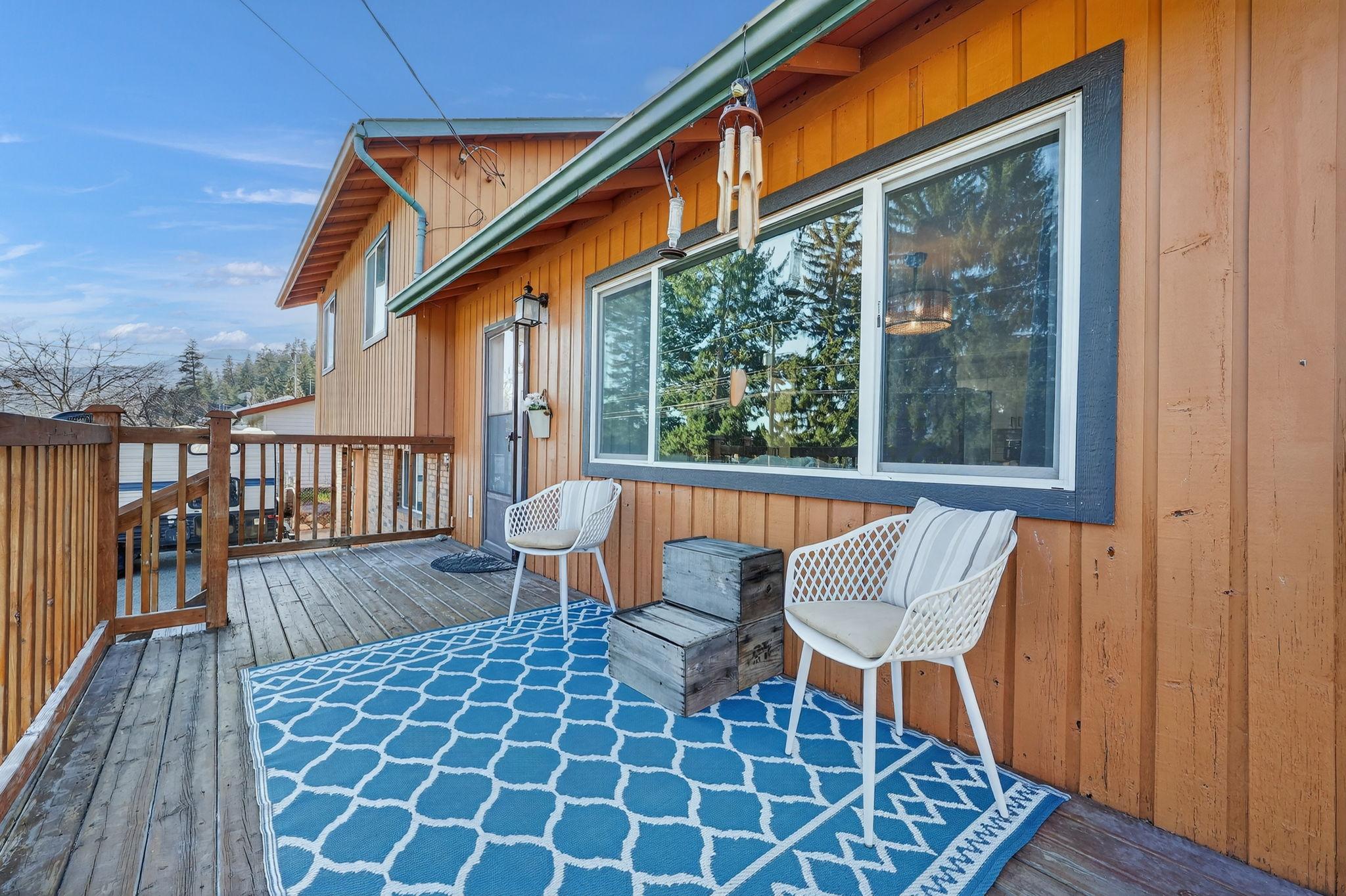7312 Fintry Delta Road, Kelowna, BC - Outdoor With Deck Patio Veranda With Exterior