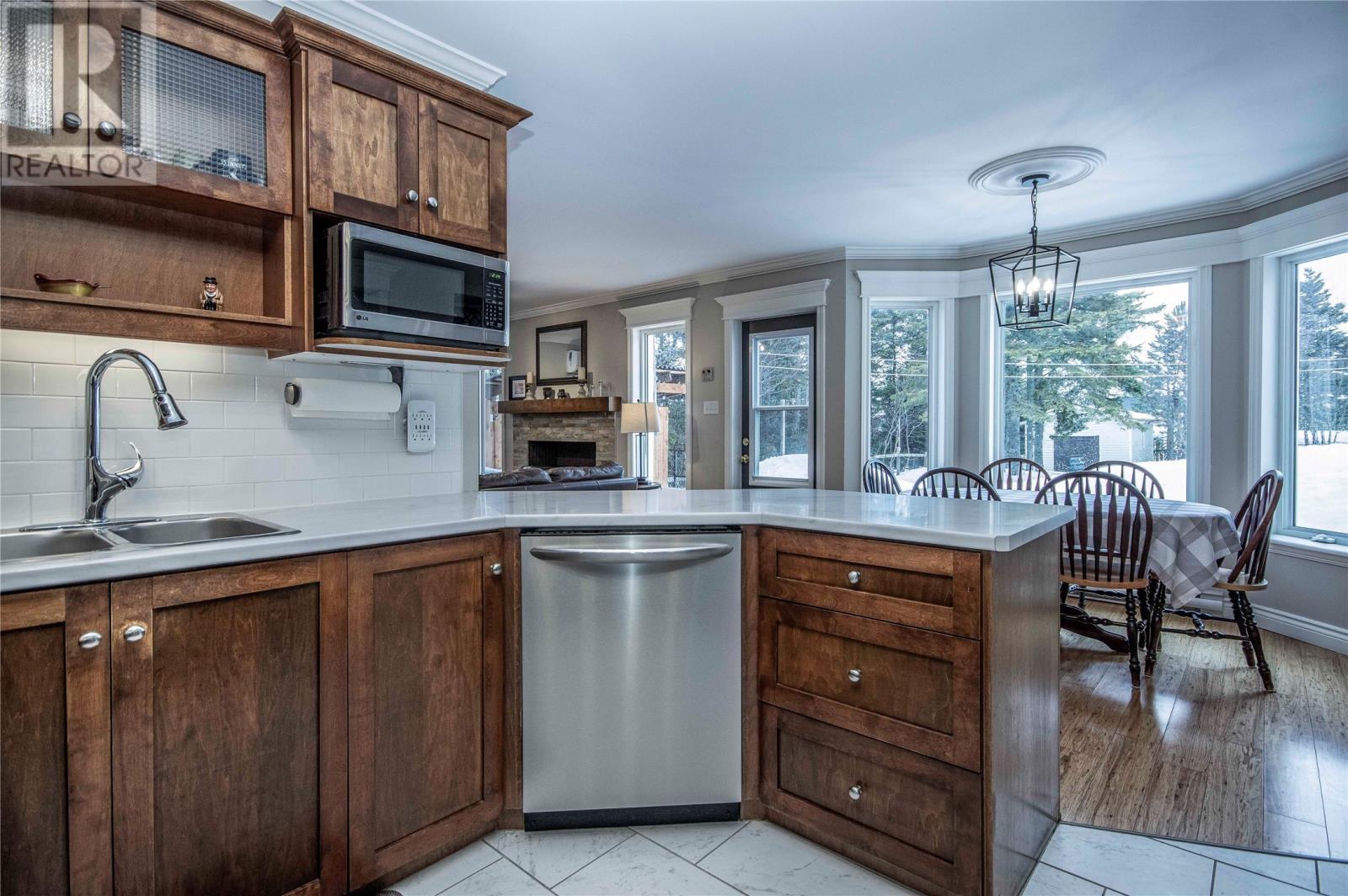 Kitchen - 34 Blackstrap Path, Conception Bay South, NL - Indoor Photo Showing Kitchen With Double Sink