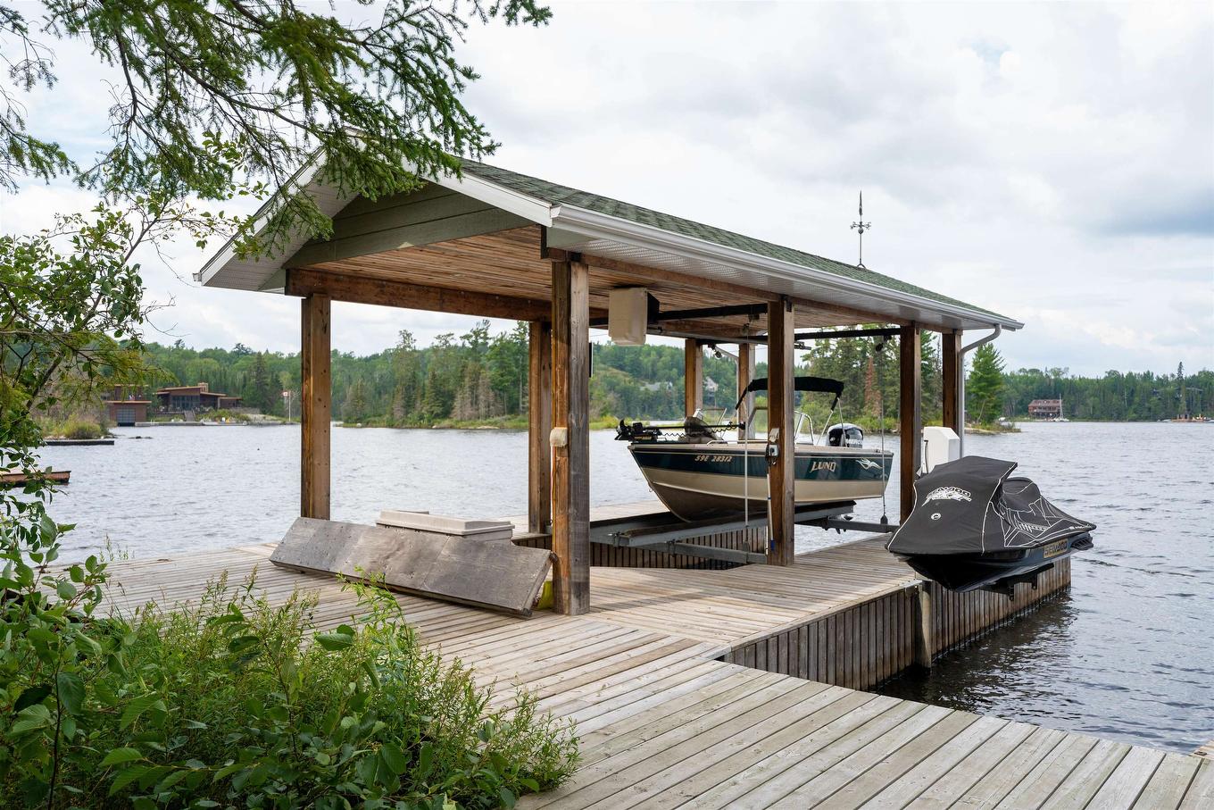 Lot 4 Lily Pad Bay, Kenora, ON - Outdoor With Body Of Water With Deck Patio Veranda