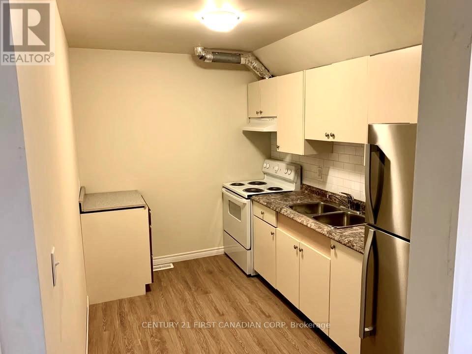 302 Egerton Street, London East (East M), ON - Indoor Photo Showing Kitchen With Double Sink