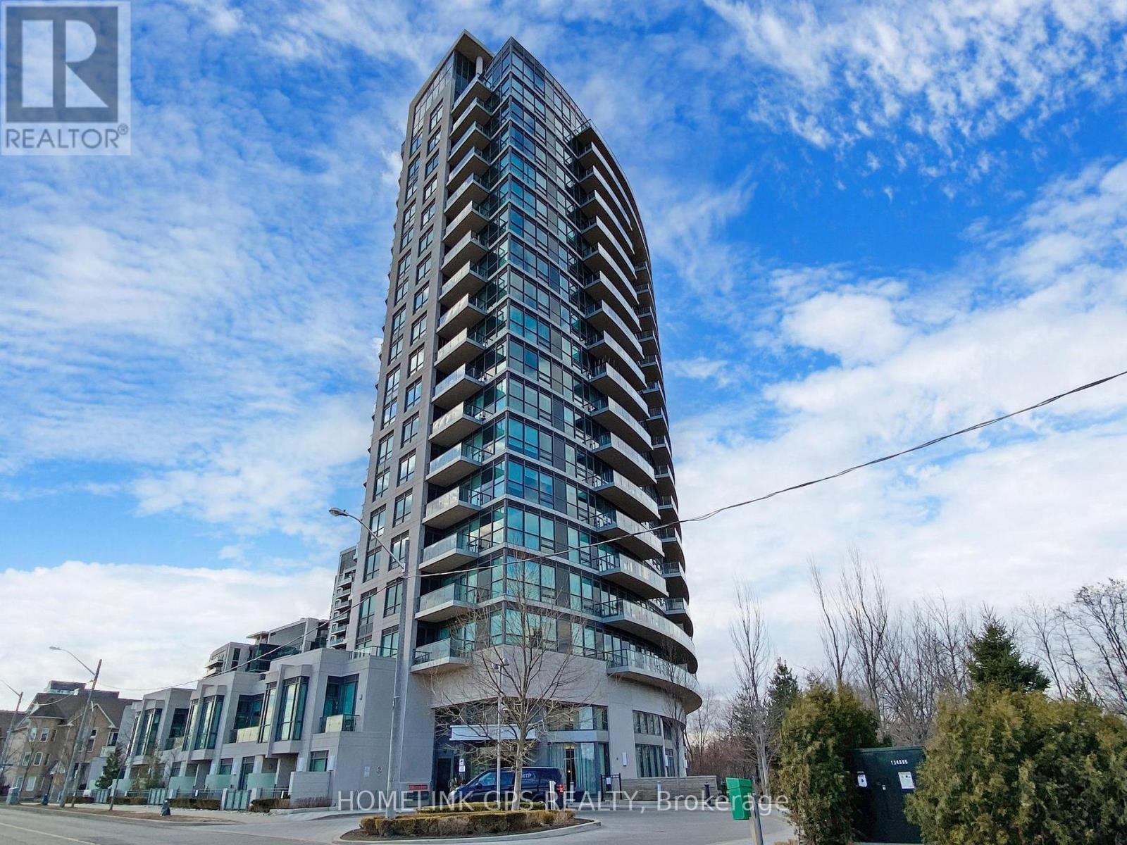 1505 - 160 Vanderhoof Avenue, Toronto, ON - Outdoor With Balcony With Facade
