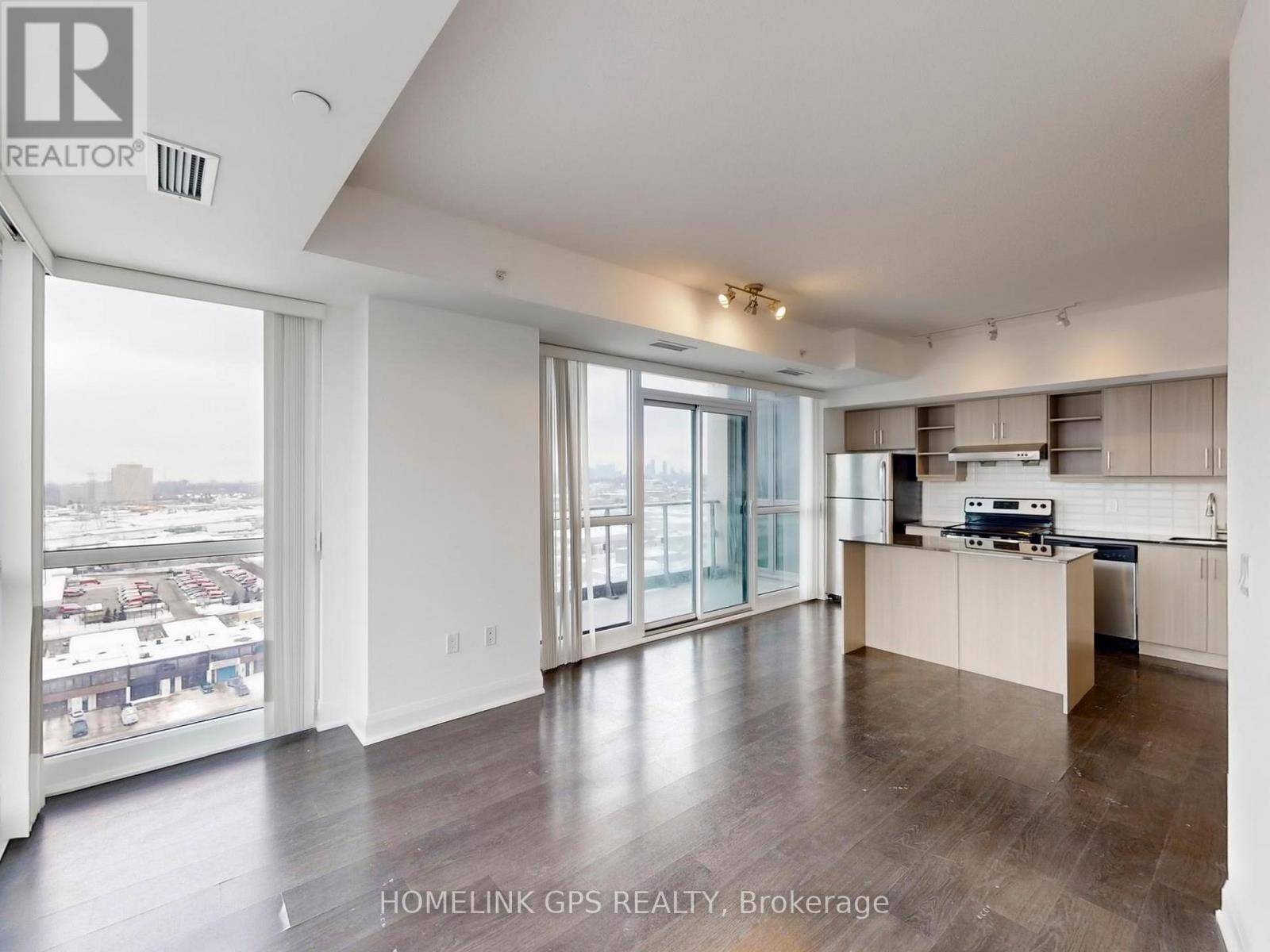 1505 - 160 Vanderhoof Avenue, Toronto, ON - Indoor Photo Showing Kitchen