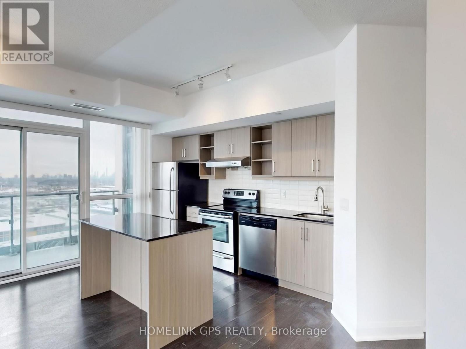 1505 - 160 Vanderhoof Avenue, Toronto, ON - Indoor Photo Showing Kitchen