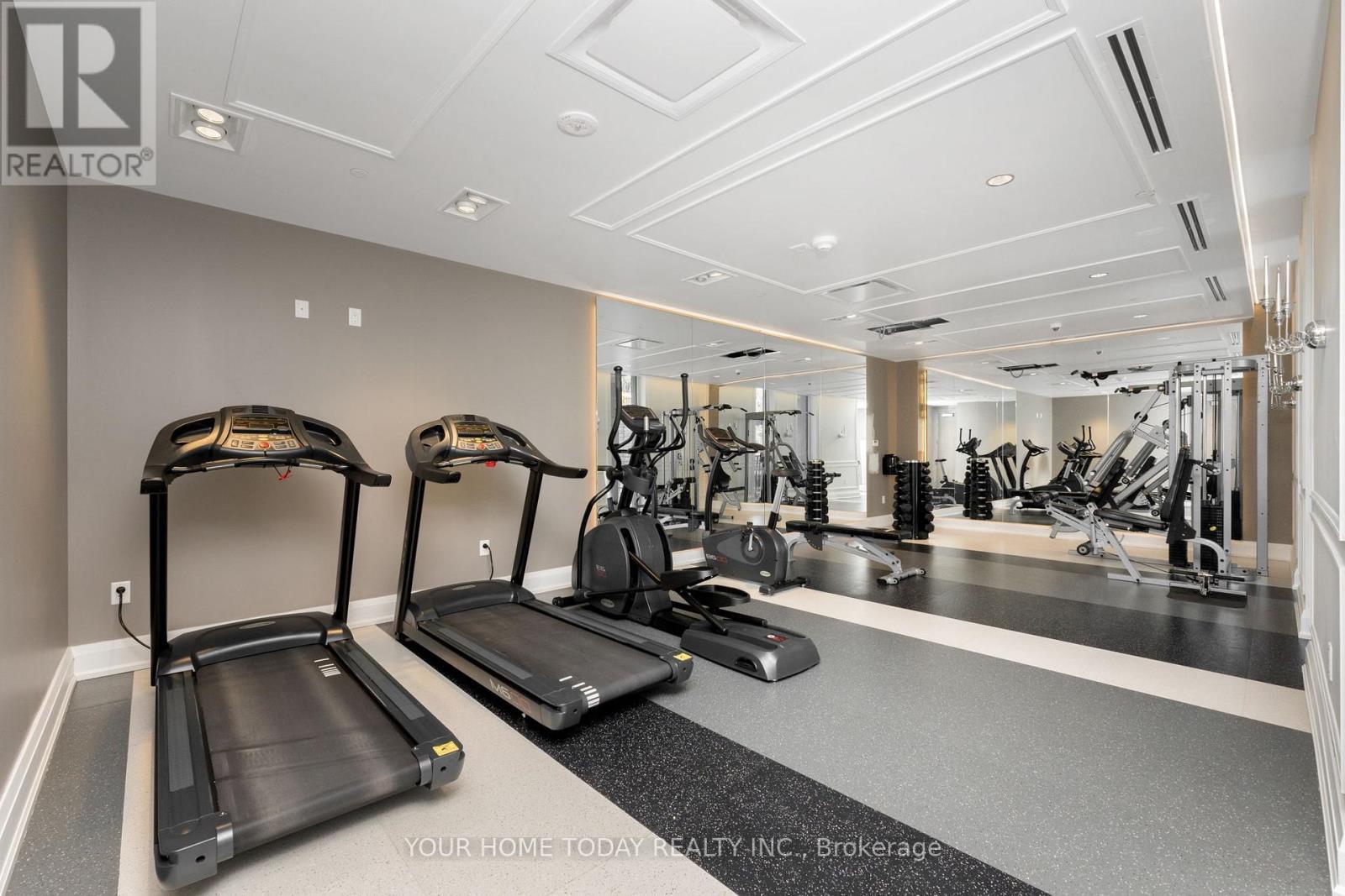 610 - 42 Mill Street, Halton Hills, ON - Indoor Photo Showing Gym Room