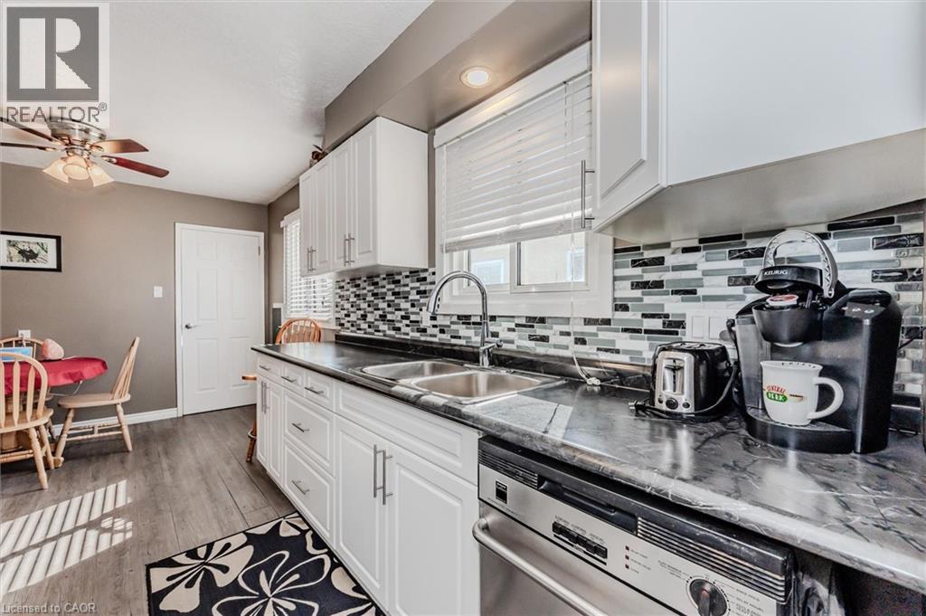 46 Roberts Crescent, Kitchener, ON - Indoor Photo Showing Kitchen With Double Sink