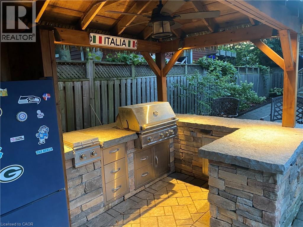 View of patio featuring area for grilling - 3354 Bristol Drive, Burlington, ON - Outdoor