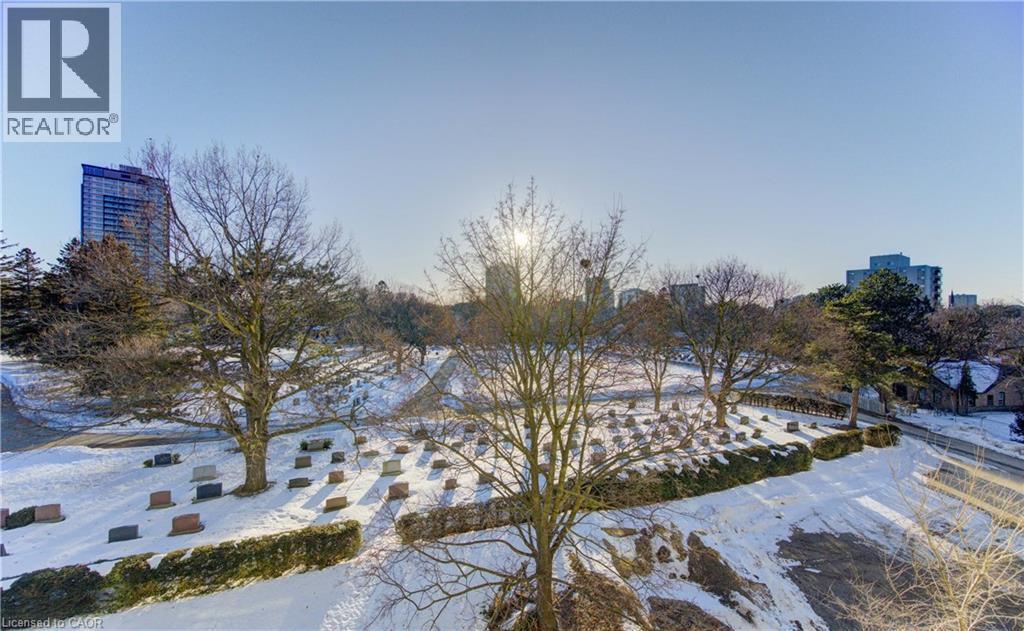 View of snowy aerial view - 103 Roger Street Unit# 310, Waterloo, ON - Outdoor With View