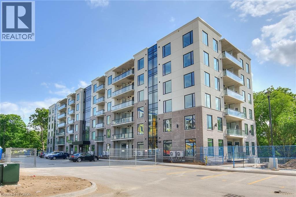 View of apartment building / complex - 103 Roger Street Unit# 310, Waterloo, ON - Outdoor With Balcony With Facade