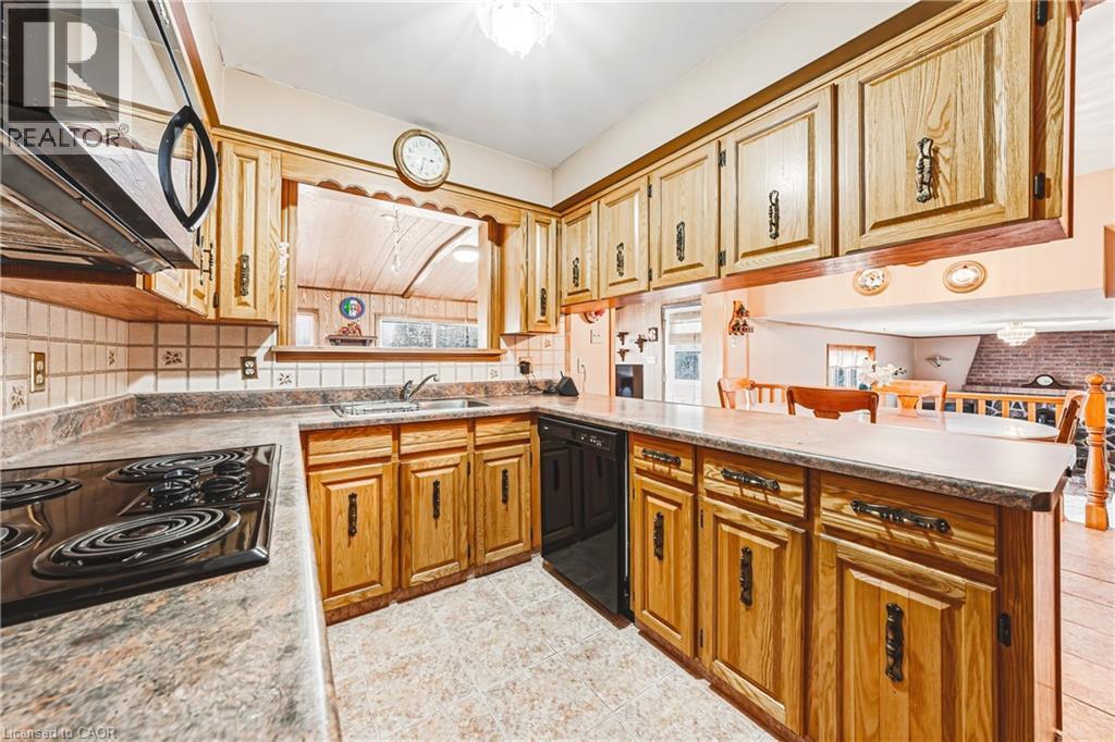 53 Glover Road, Hamilton, ON - Indoor Photo Showing Kitchen With Double Sink