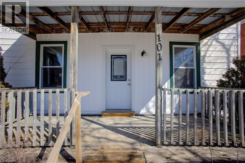 101 John Street E, Wingham, ON - Outdoor With Deck Patio Veranda