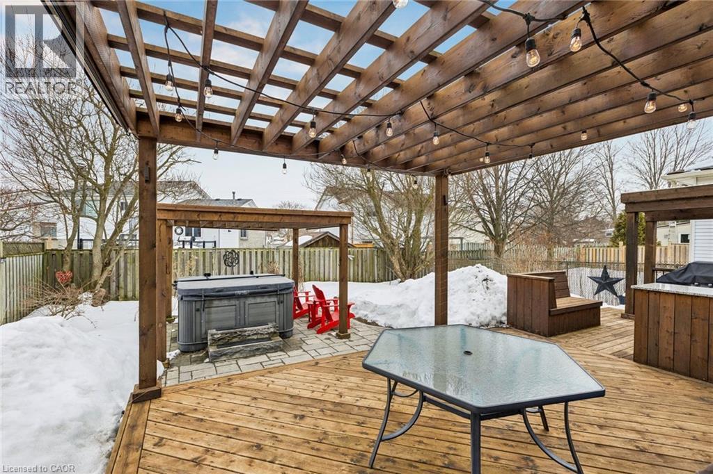 31 Cedar Crest Street, Kitchener, ON - Outdoor With Deck Patio Veranda With Exterior
