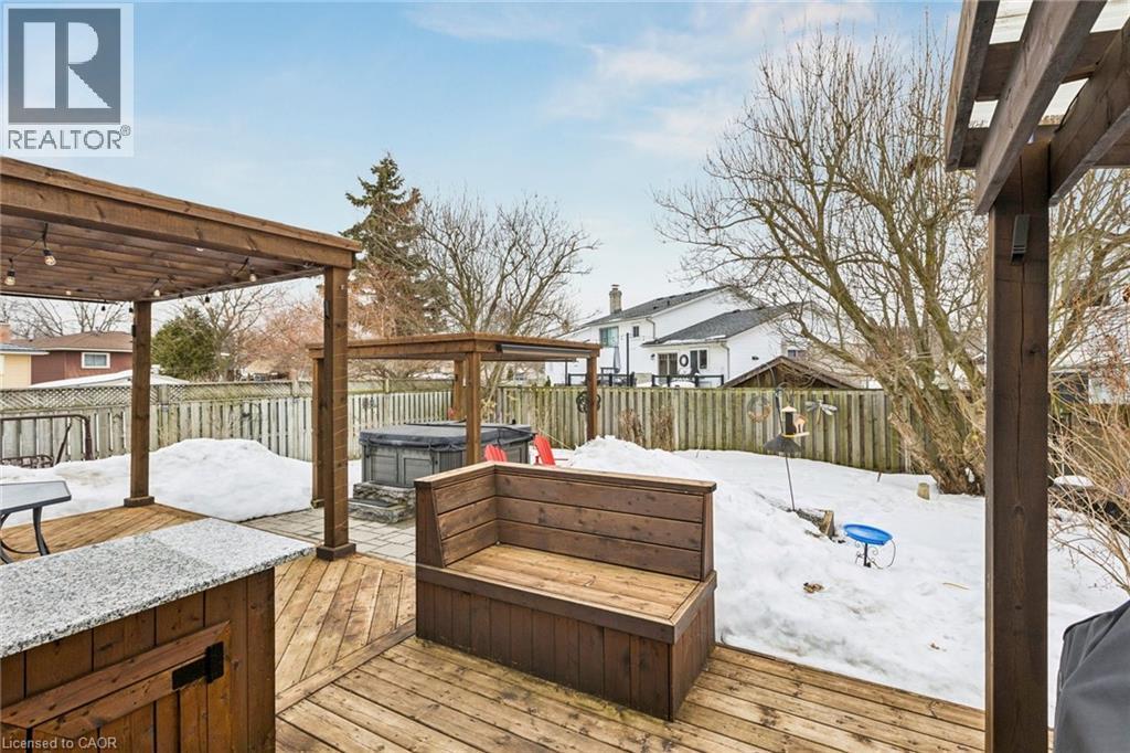31 Cedar Crest Street, Kitchener, ON - Outdoor With Deck Patio Veranda