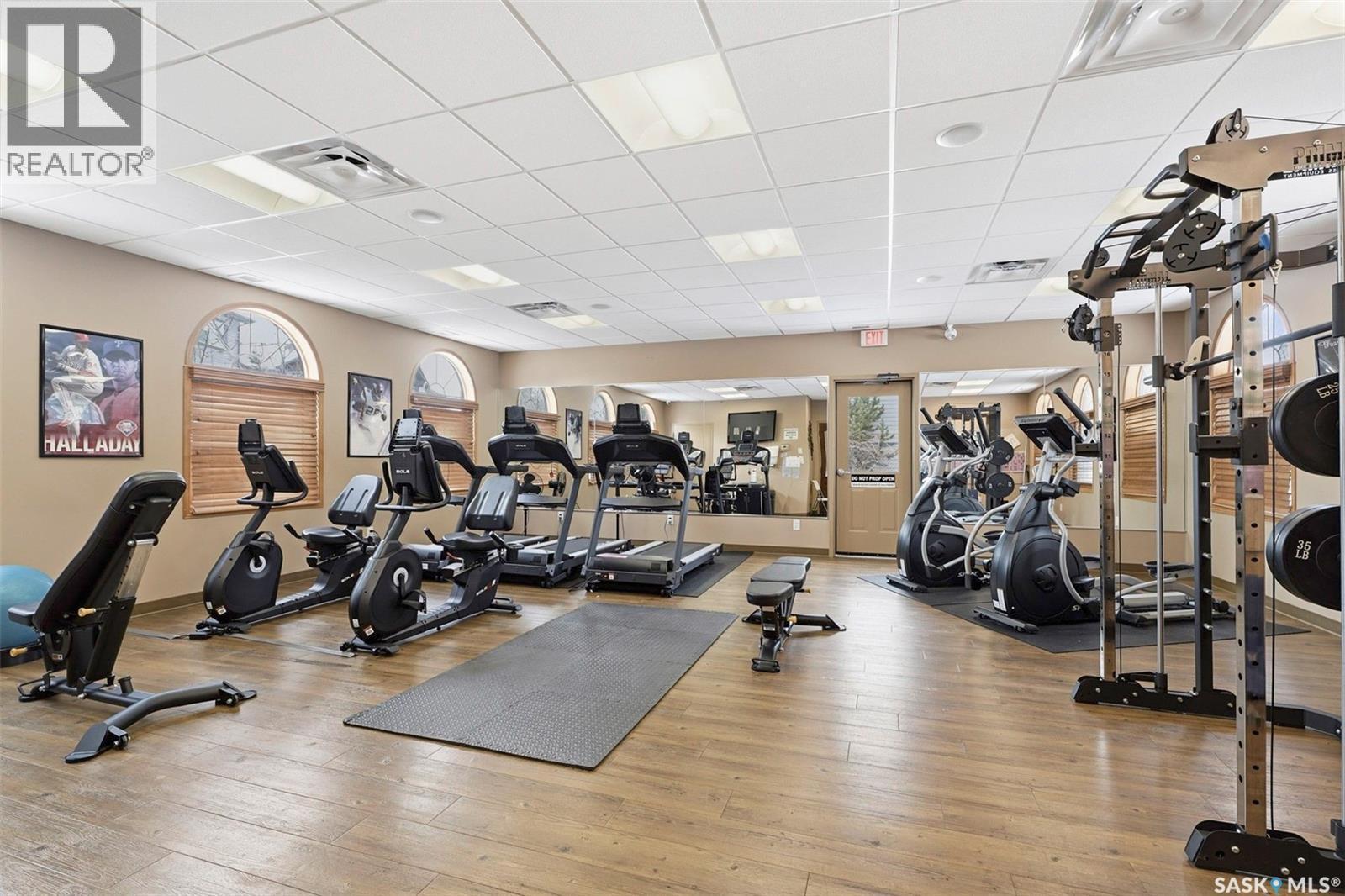 722 150 Langlois Way, Saskatoon, SK - Indoor Photo Showing Gym Room