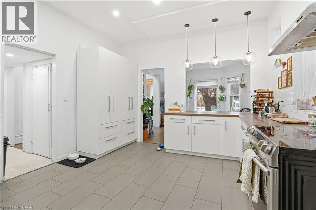 Unit 1 - Main Floor - 147 Emerald Street S, Hamilton, ON - Indoor Photo Showing Kitchen With Upgraded Kitchen