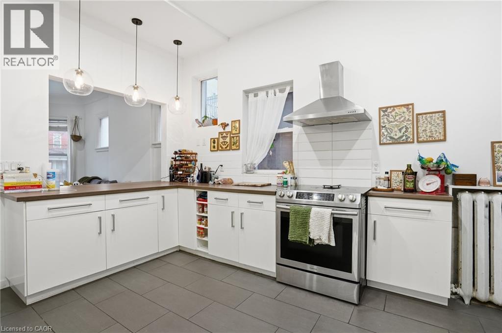 Unit 1 - Main Floor - 147 Emerald Street S, Hamilton, ON - Indoor Photo Showing Kitchen With Upgraded Kitchen