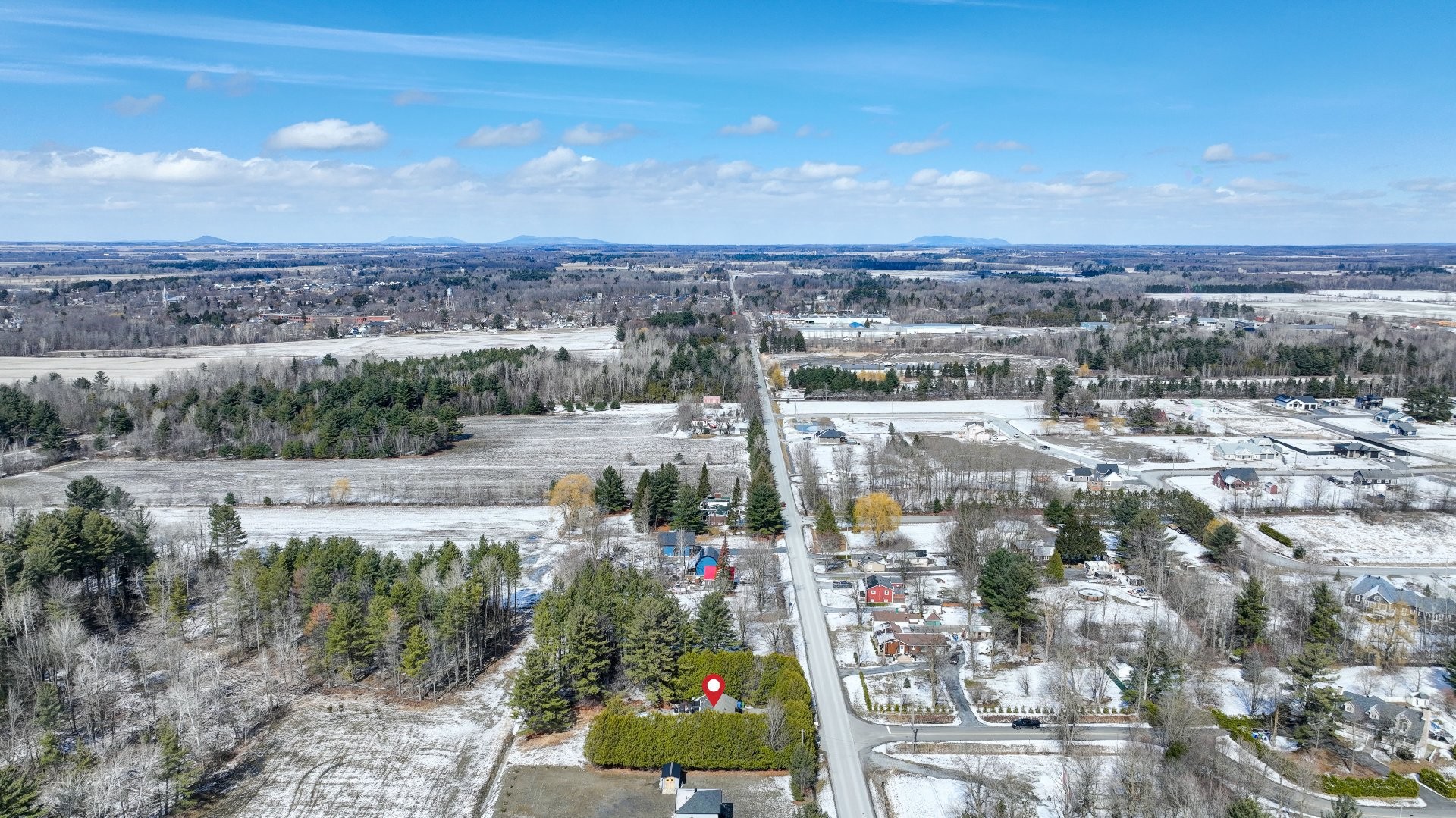 Photo aérienne - 773 Ch. Maurice, Bedford - Canton, QC - Outdoor With View