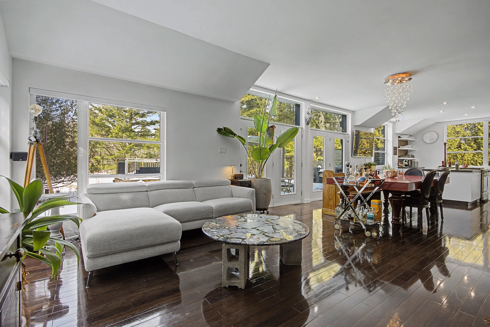 Salon - 773 Ch. Maurice, Bedford - Canton, QC - Indoor Photo Showing Living Room