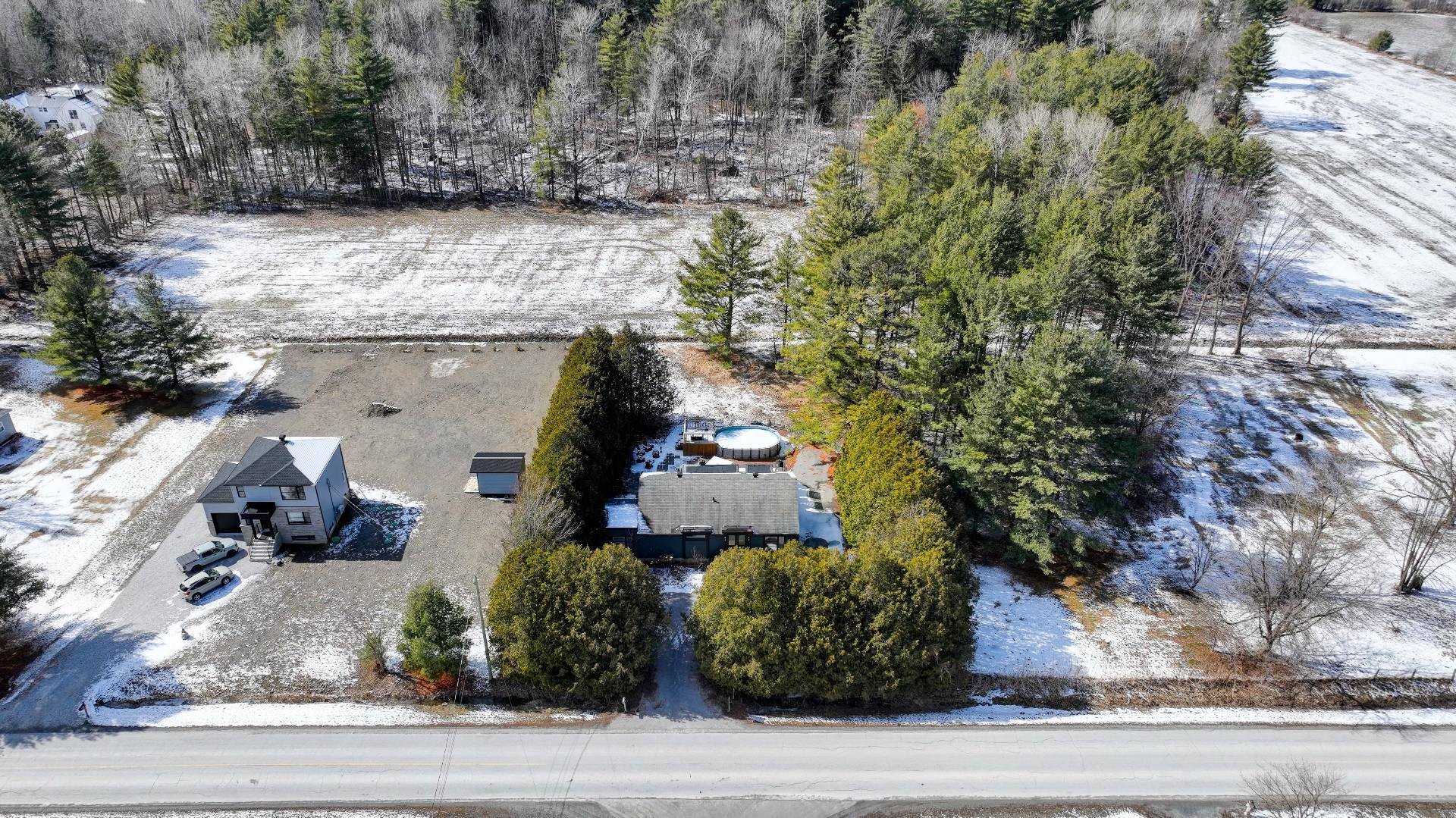 Photo aérienne - 773 Ch. Maurice, Bedford - Canton, QC - Outdoor With View