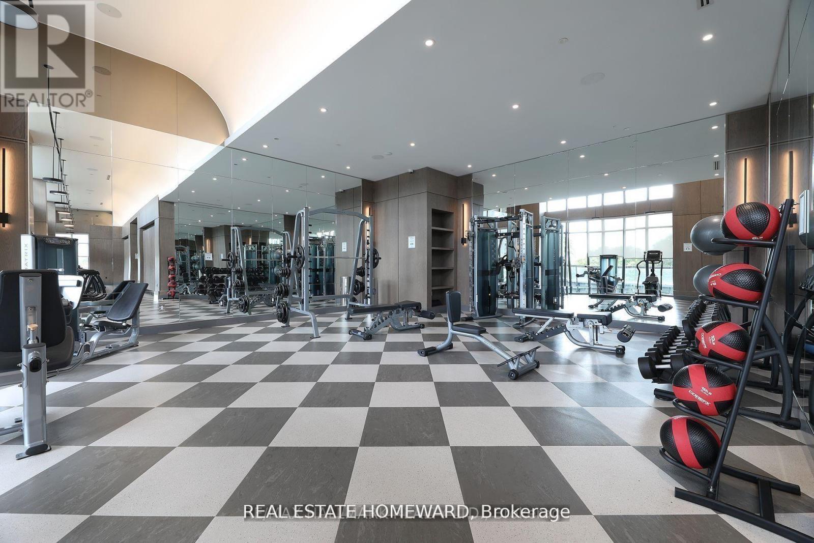 2039 - 20 Inn On The Park Drive, Toronto, ON - Indoor Photo Showing Gym Room