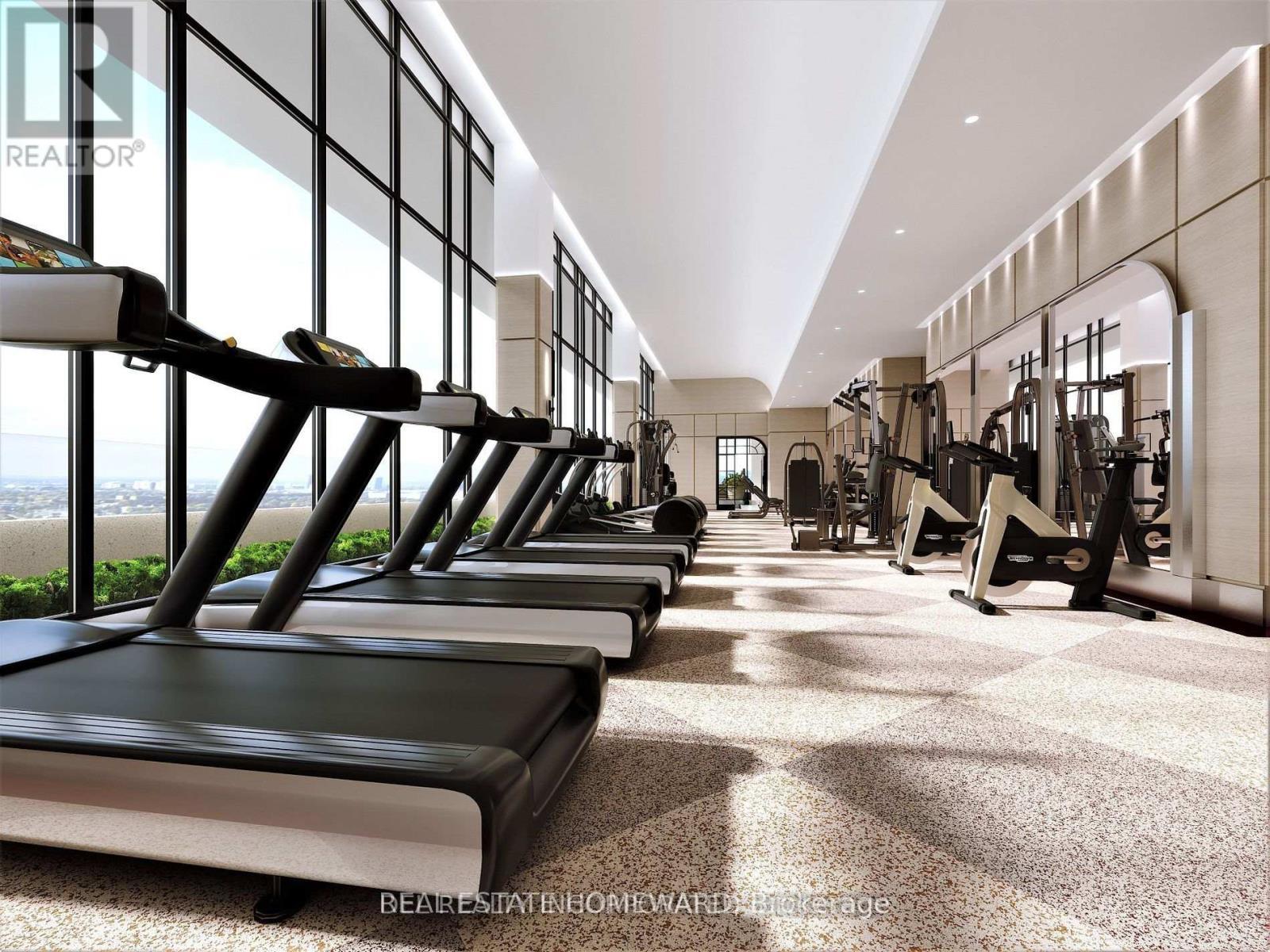 2039 - 20 Inn On The Park Drive, Toronto, ON - Indoor Photo Showing Gym Room
