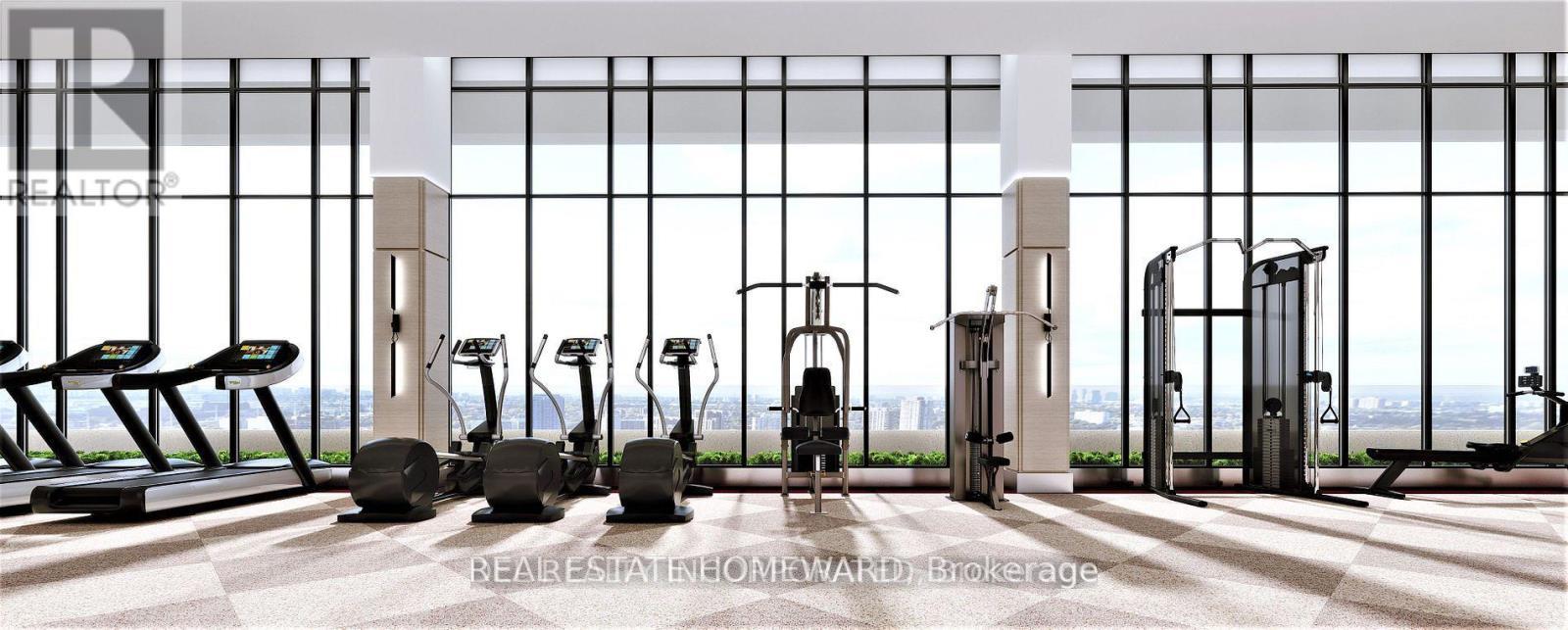2039 - 20 Inn On The Park Drive, Toronto, ON - Indoor Photo Showing Gym Room