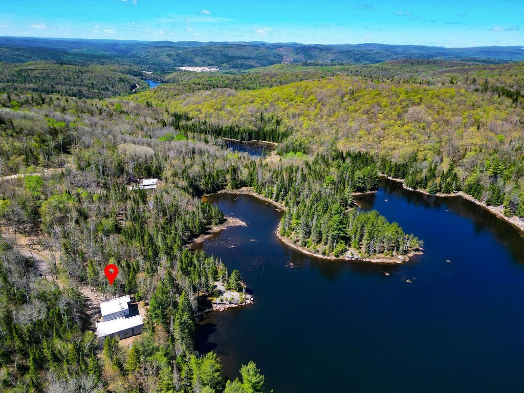 Photo aérienne - 25 Ch. Des Perséides, Sainte-Béatrix, QC - Outdoor With Body Of Water With View