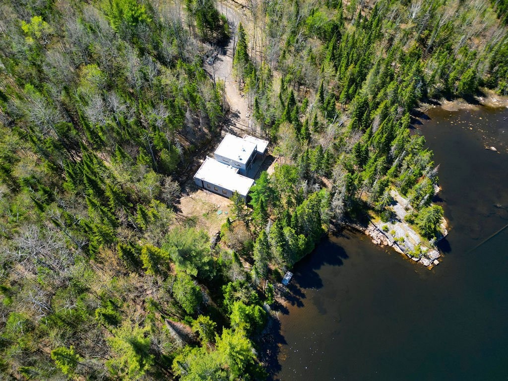 Photo aérienne - 25 Ch. Des Perséides, Sainte-Béatrix, QC - Outdoor With Body Of Water With View