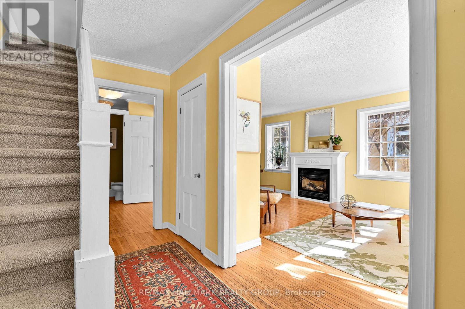 Main Floor - 9 Rock Avenue, Ottawa, ON - Indoor Photo Showing Other Room With Fireplace