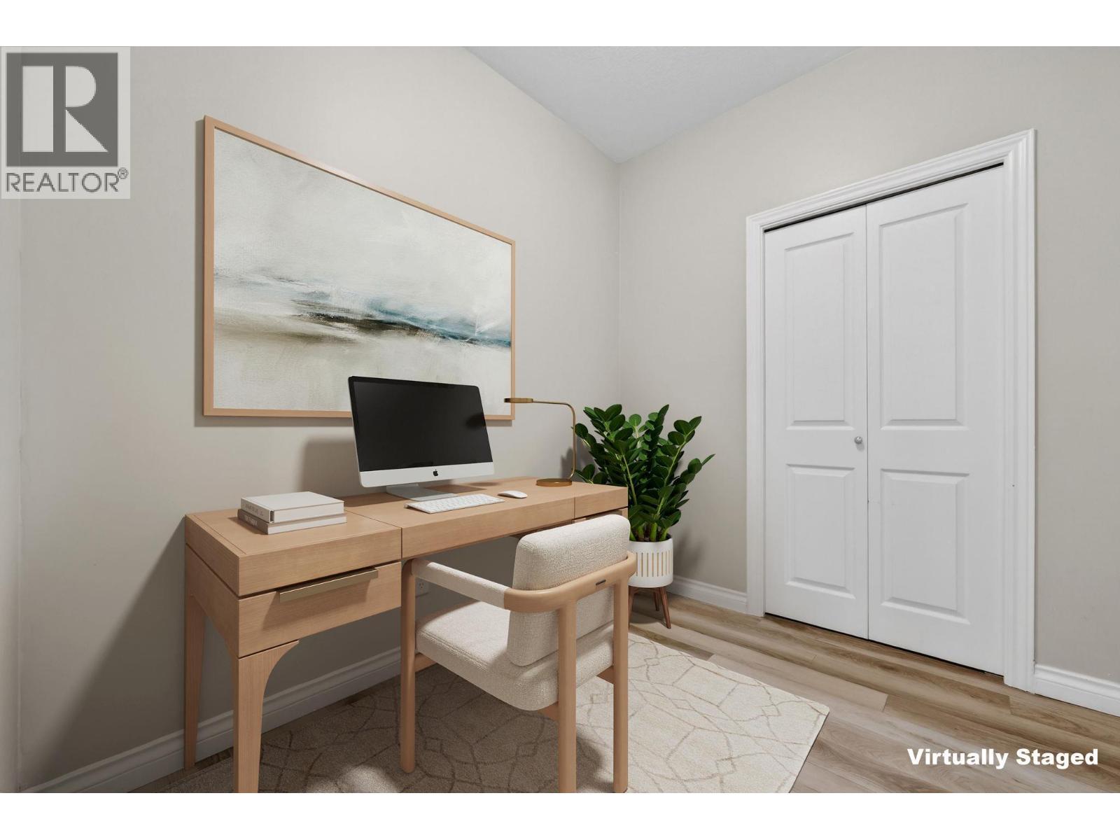 Virtually Staged Image - 3832 Old Okanagan Highway Unit# 3105, West Kelowna, BC - Indoor Photo Showing Office