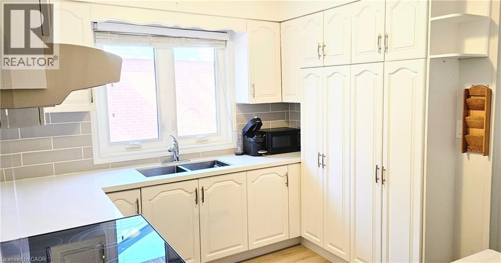 111 Castlefield Drive, Hamilton, ON - Indoor Photo Showing Kitchen With Double Sink
