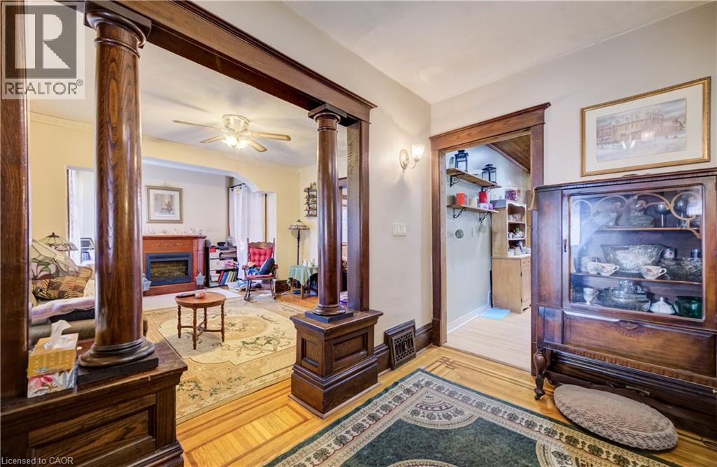 formal living room - 12 Leinster Avenue S, Hamilton, ON - Indoor Photo Showing Other Room With Fireplace