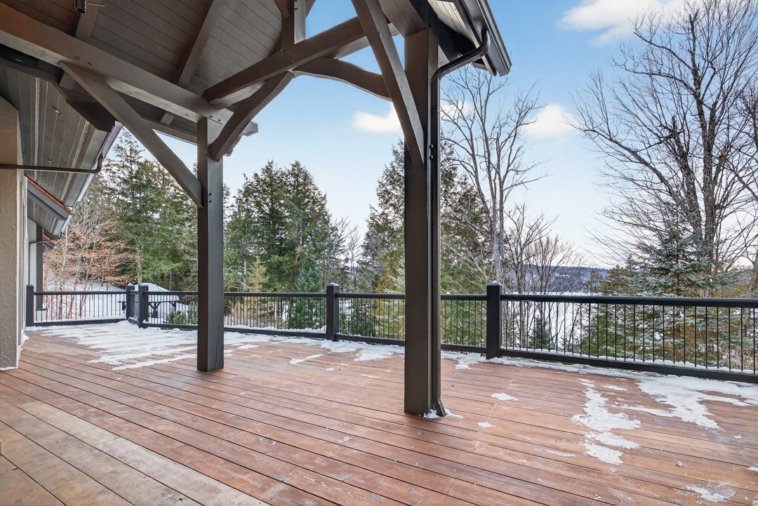 Balcony - 1015 Ch. Cochrane, Mont-Tremblant, QC - Outdoor With Deck Patio Veranda With Exterior