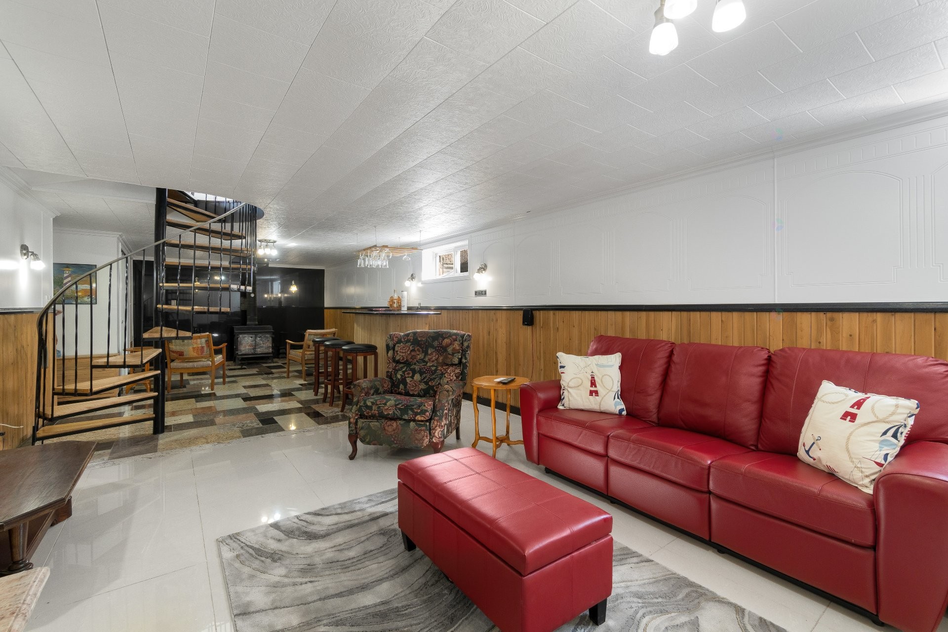 Salle familiale - 6355 Ch. Stage, Stanstead-Est, QC - Indoor Photo Showing Living Room