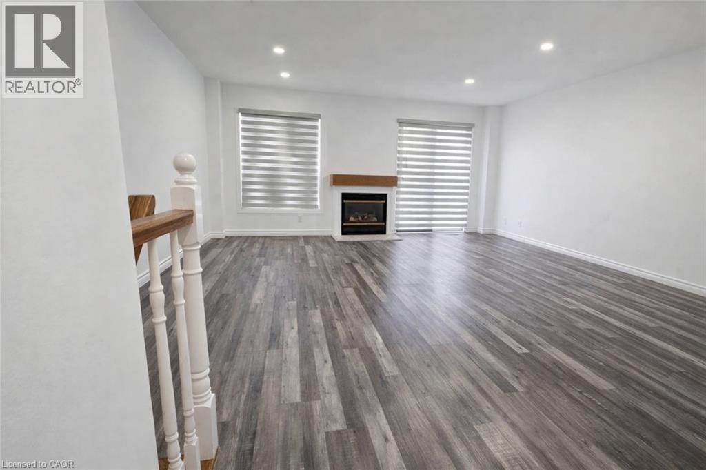 268 Blackhorne Drive, Kitchener, ON - Indoor Photo Showing Living Room With Fireplace