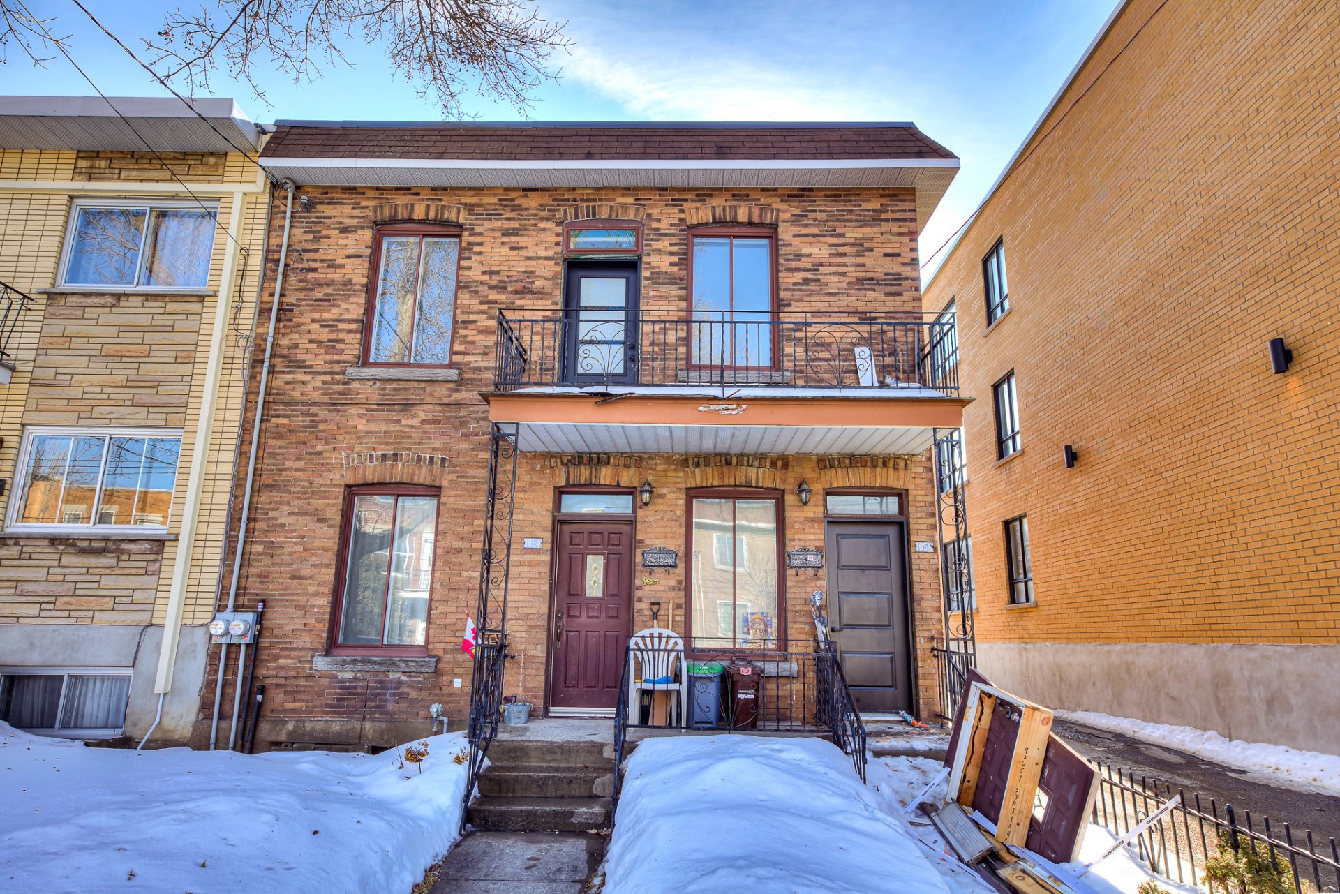 Façade - 1056 Av. Harvard, Montréal (Côte-Des-Neiges/Notre-Dame-De-Grâce), QC - Outdoor With Deck Patio Veranda