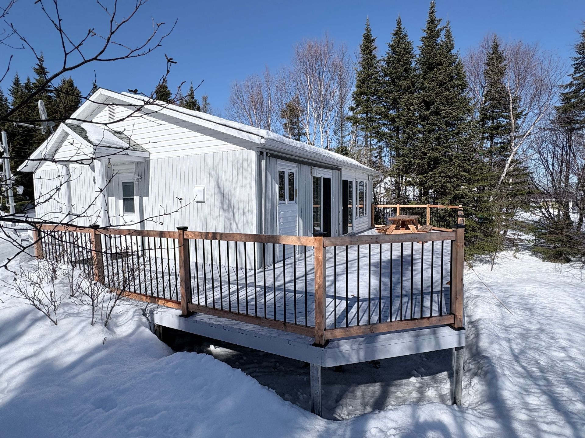 Façade - 41 Route 138, Baie-Trinité, QC - Outdoor With Deck Patio Veranda