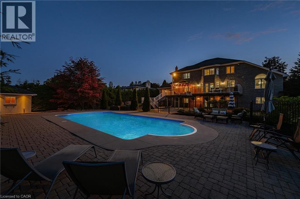 1 Brown Avenue, Cambridge, ON - Outdoor With In Ground Pool With Deck Patio Veranda