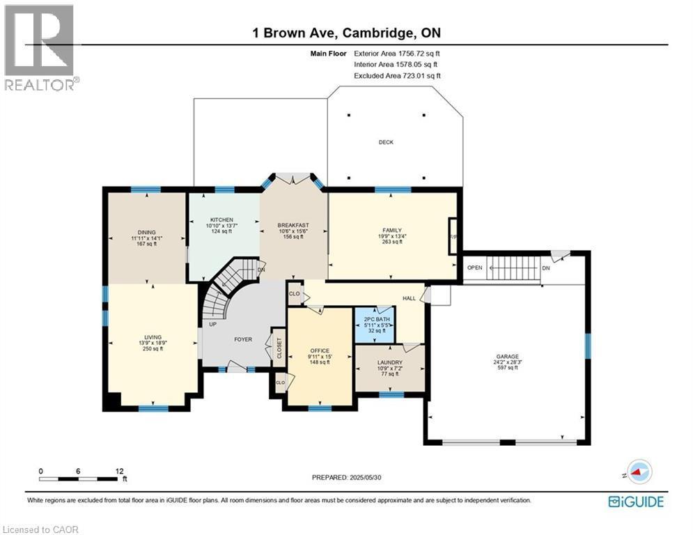 Main Floor Plan - 1 Brown Avenue, Cambridge, ON - Other