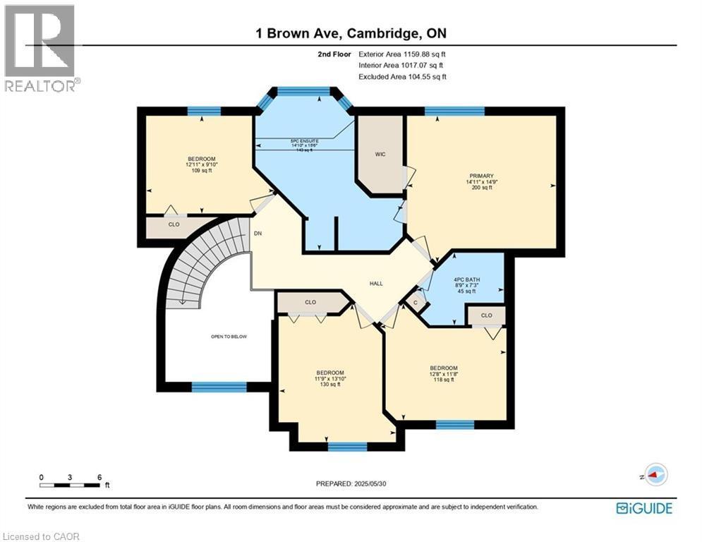 Second Floor Plan - 1 Brown Avenue, Cambridge, ON - Other
