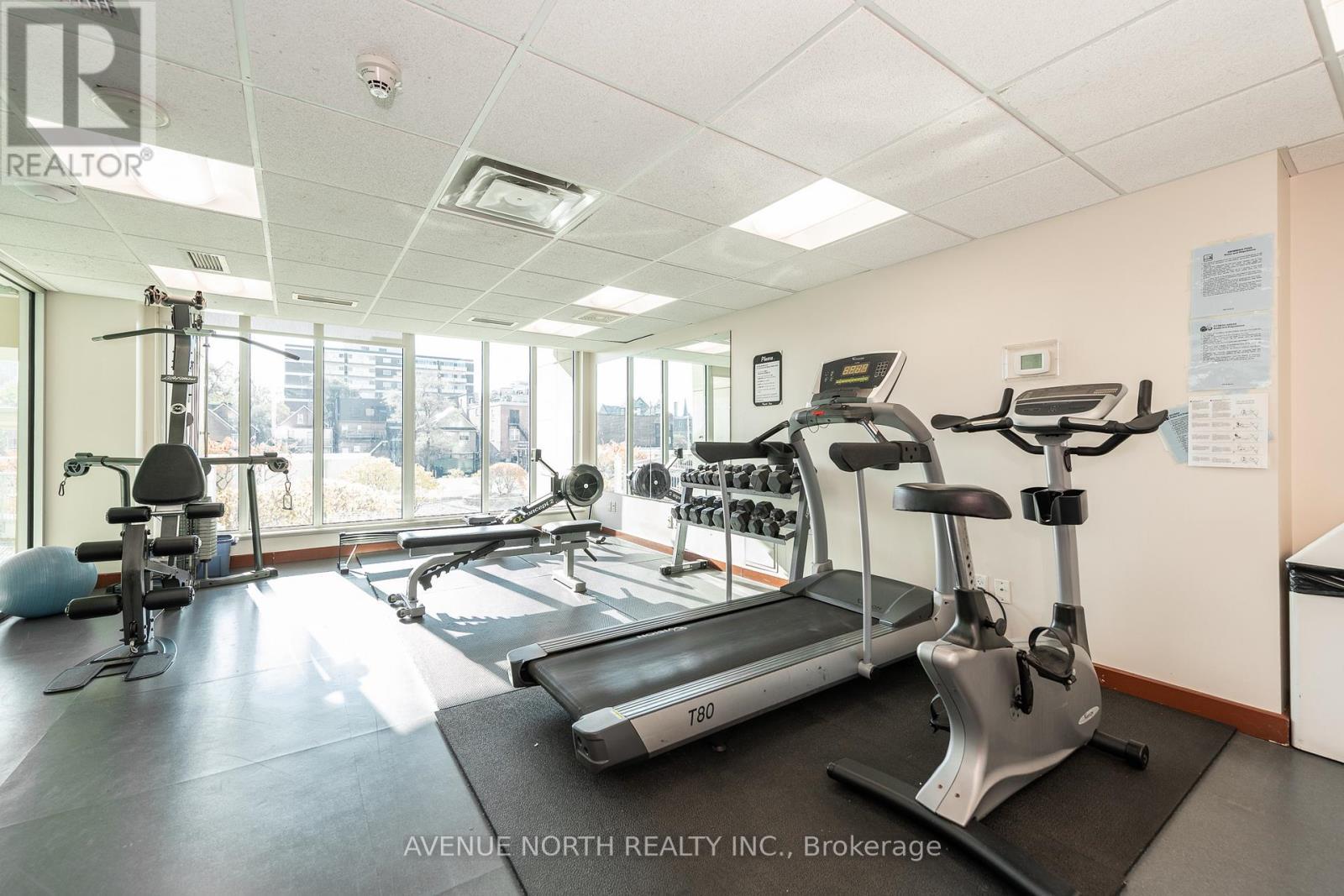 912 - 200 Rideau Street, Ottawa, ON - Indoor Photo Showing Gym Room