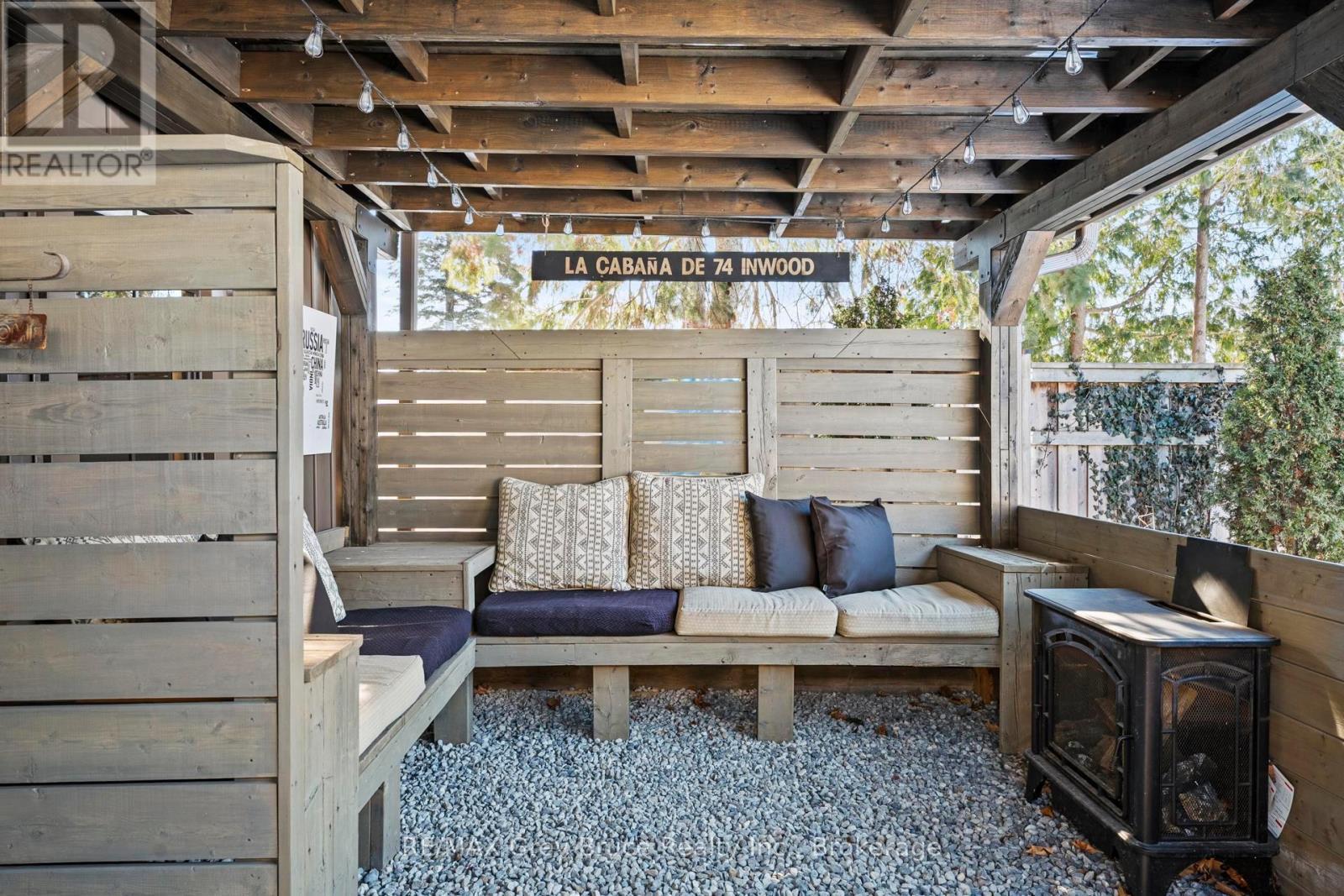 Outside Entertaining Area - 74 Inwood Crescent, Kitchener, ON - Indoor Photo Showing Basement