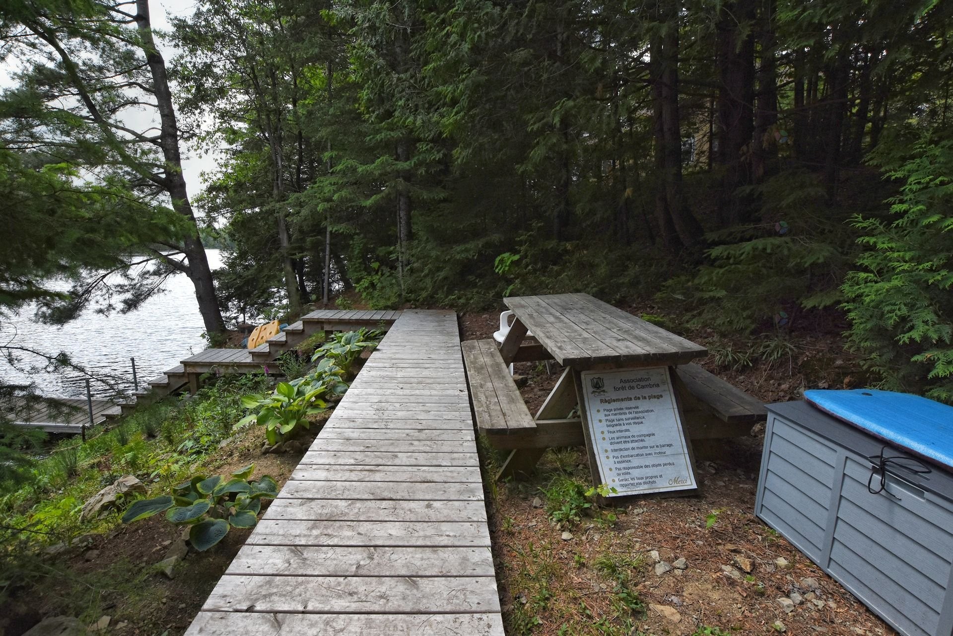 Accès au plan d'eau - Ch. Cambria, Gore, QC