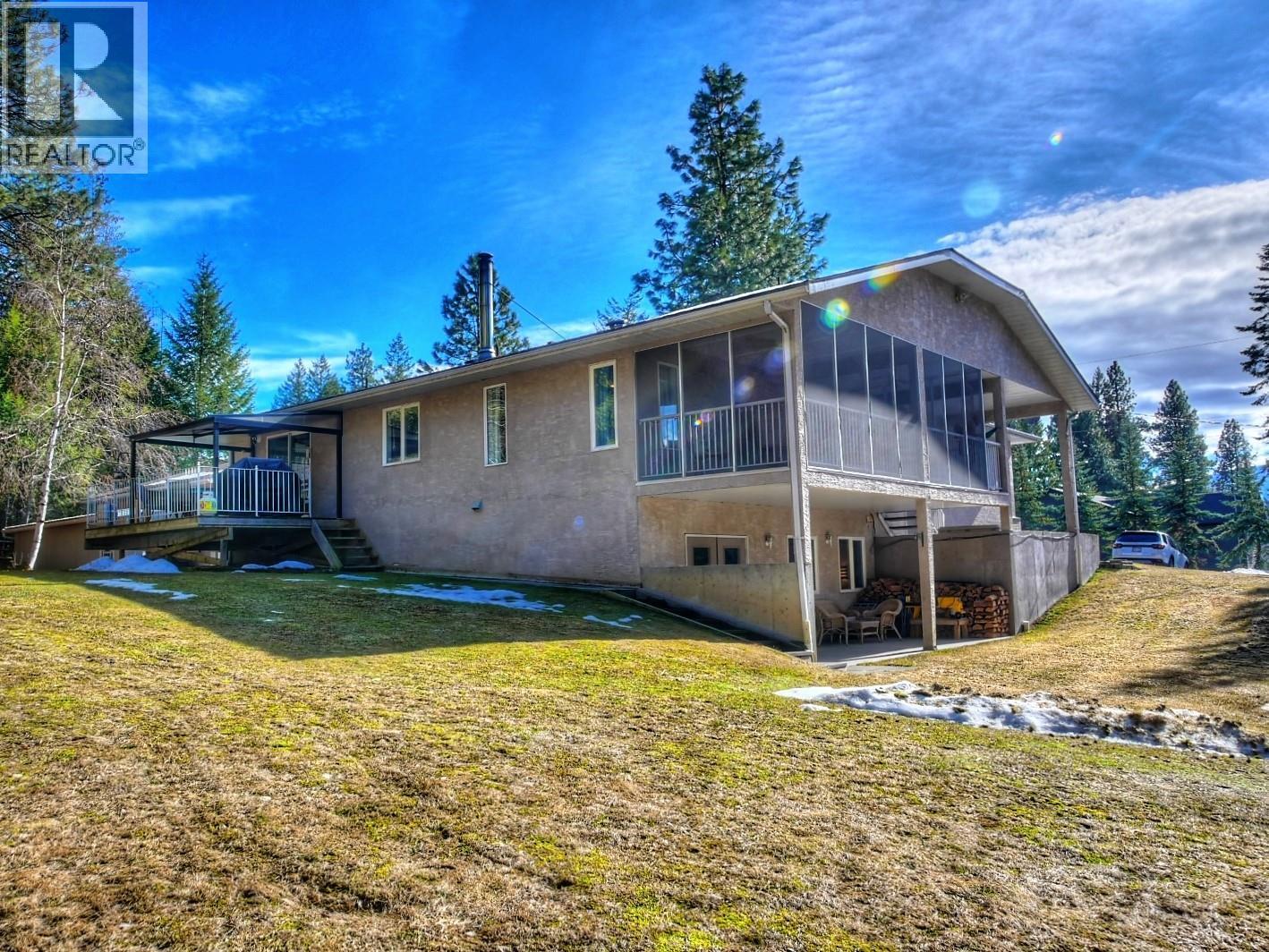 1910 Leaning Tree Road, Creston, BC - Outdoor With Deck Patio Veranda