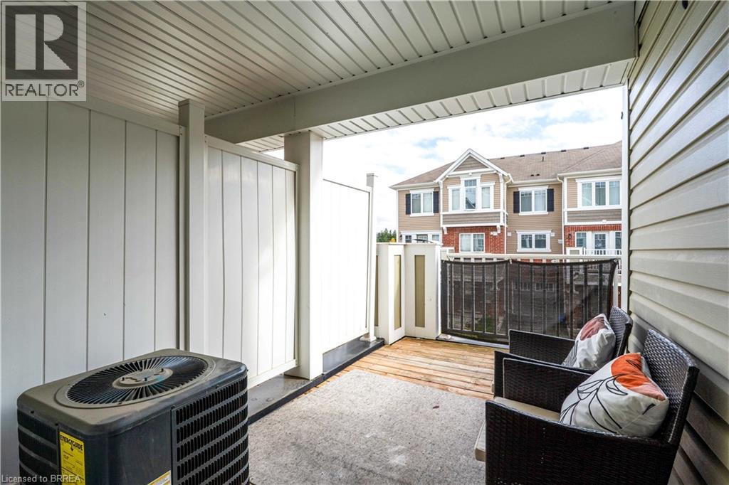 View of patio / terrace - 143 Ridge Road Unit# 48, Cambridge, ON - Outdoor With Exterior