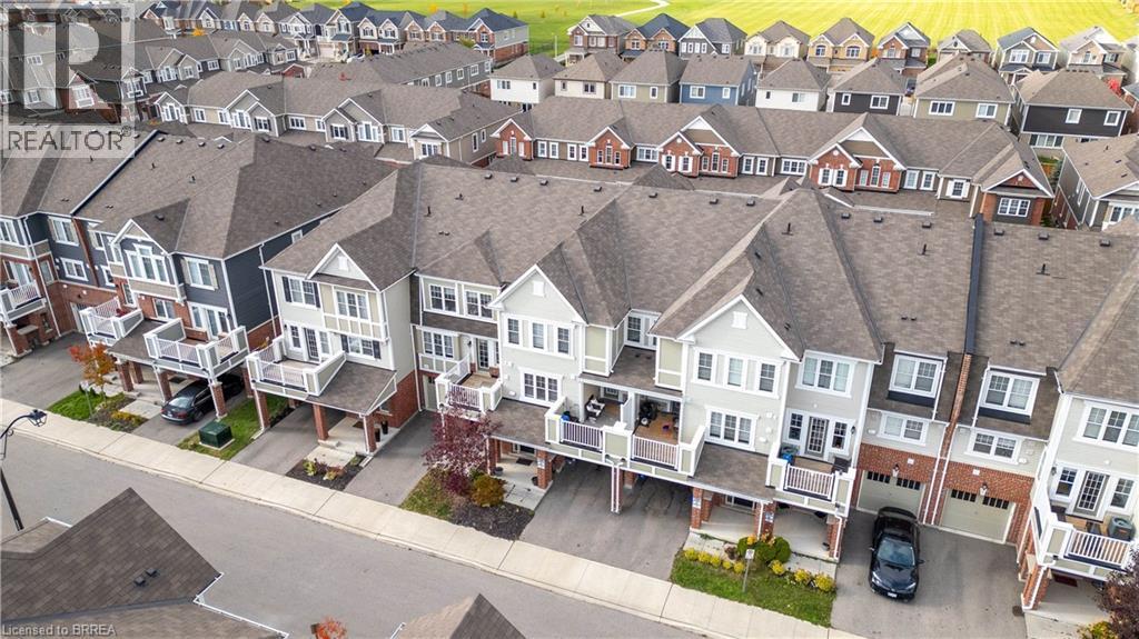 Aerial view of residential area - 143 Ridge Road Unit# 48, Cambridge, ON -